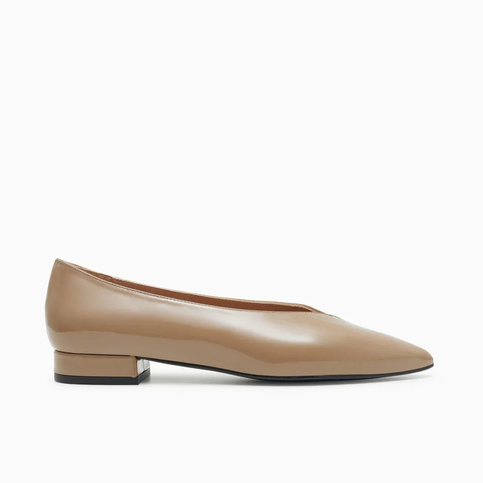 Real Two Pointed Toe Flat