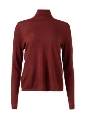 Redwood Brown Merino Wool Sweater