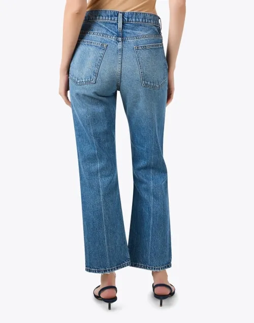 Rene Blue Kick Flare Jean