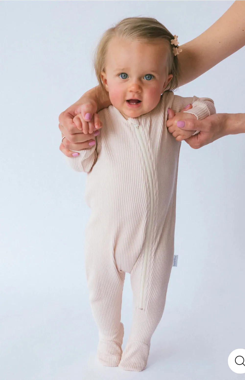 RIBBED BABY GROW LOUNGE ( For Personalising )