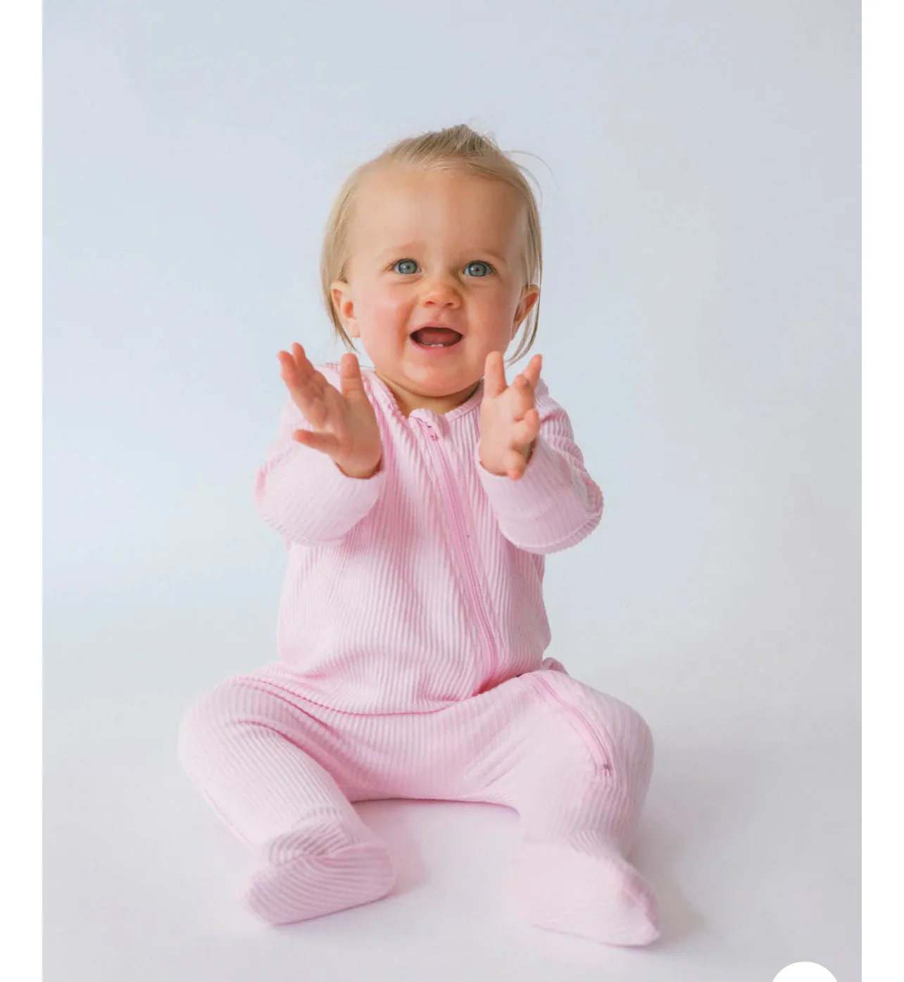 RIBBED BABY GROW LOUNGE ( For Personalising )