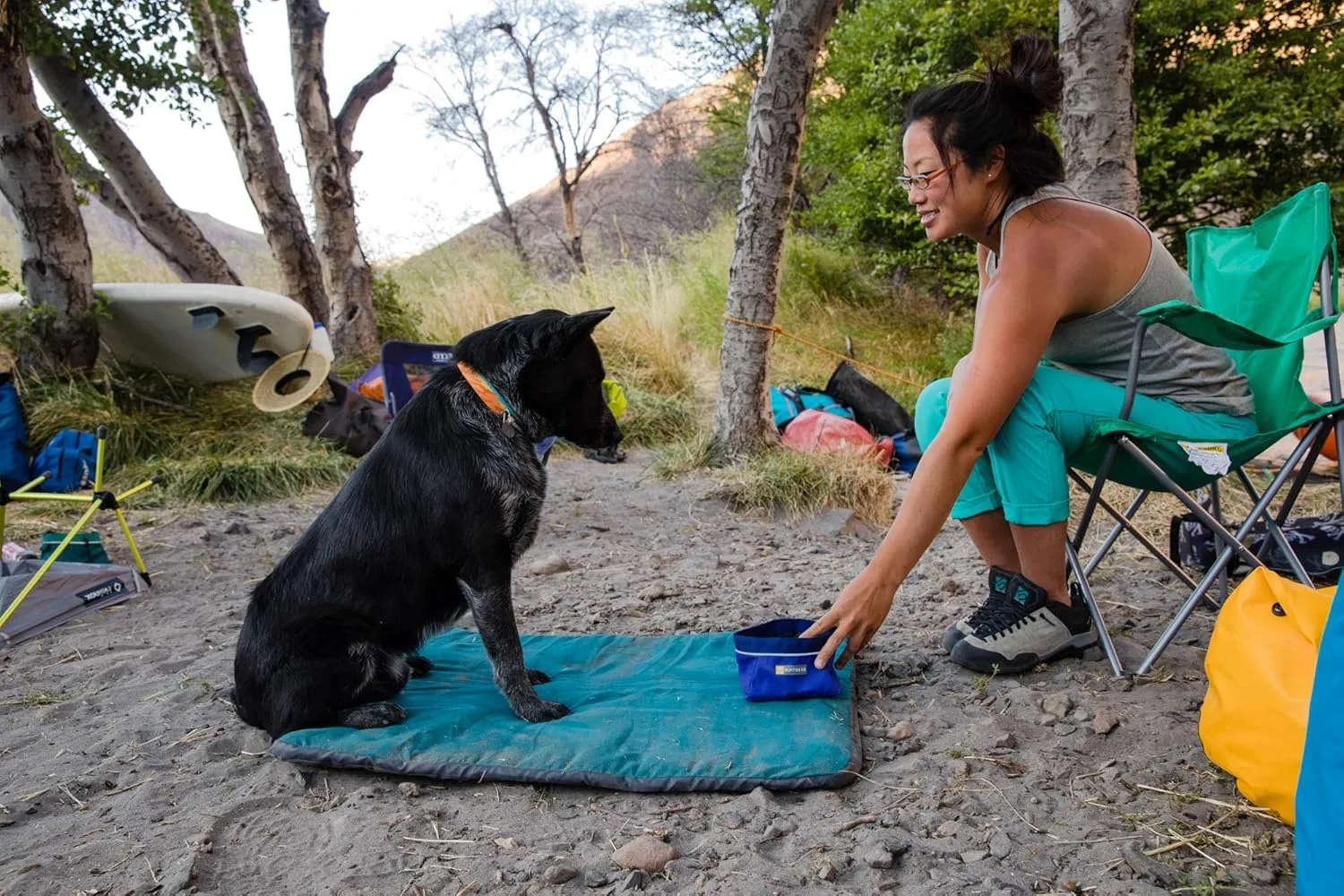 RuffWear Quencher Travel Dog Bowl