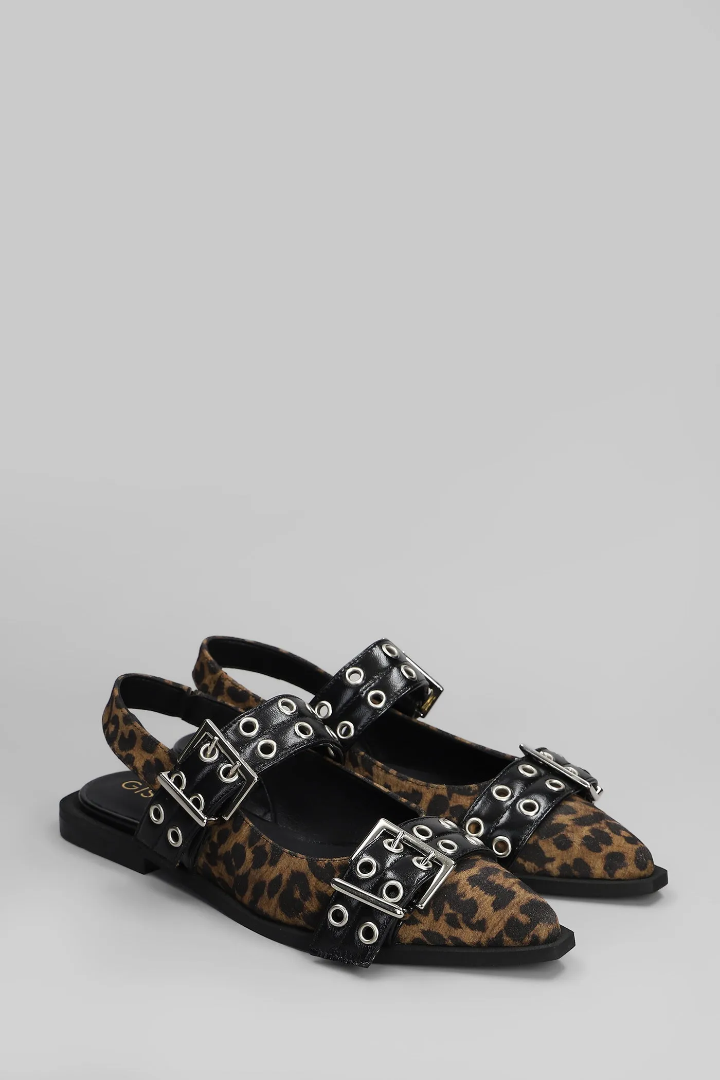 Saturno Ballet flats in Animalier suede