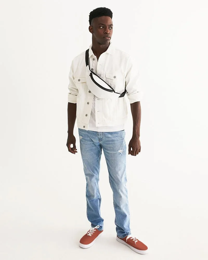 Shaded Midtone Red Canvas Sneakers | Men's | C0M80Y80K30
