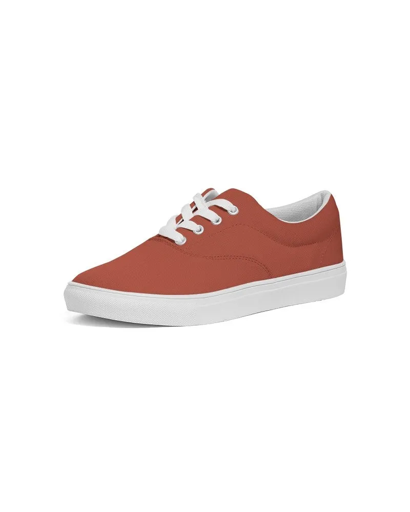 Shaded Midtone Red Canvas Sneakers | Men's | C0M80Y80K30