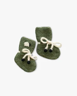 Sheeps Booties | Moss Green