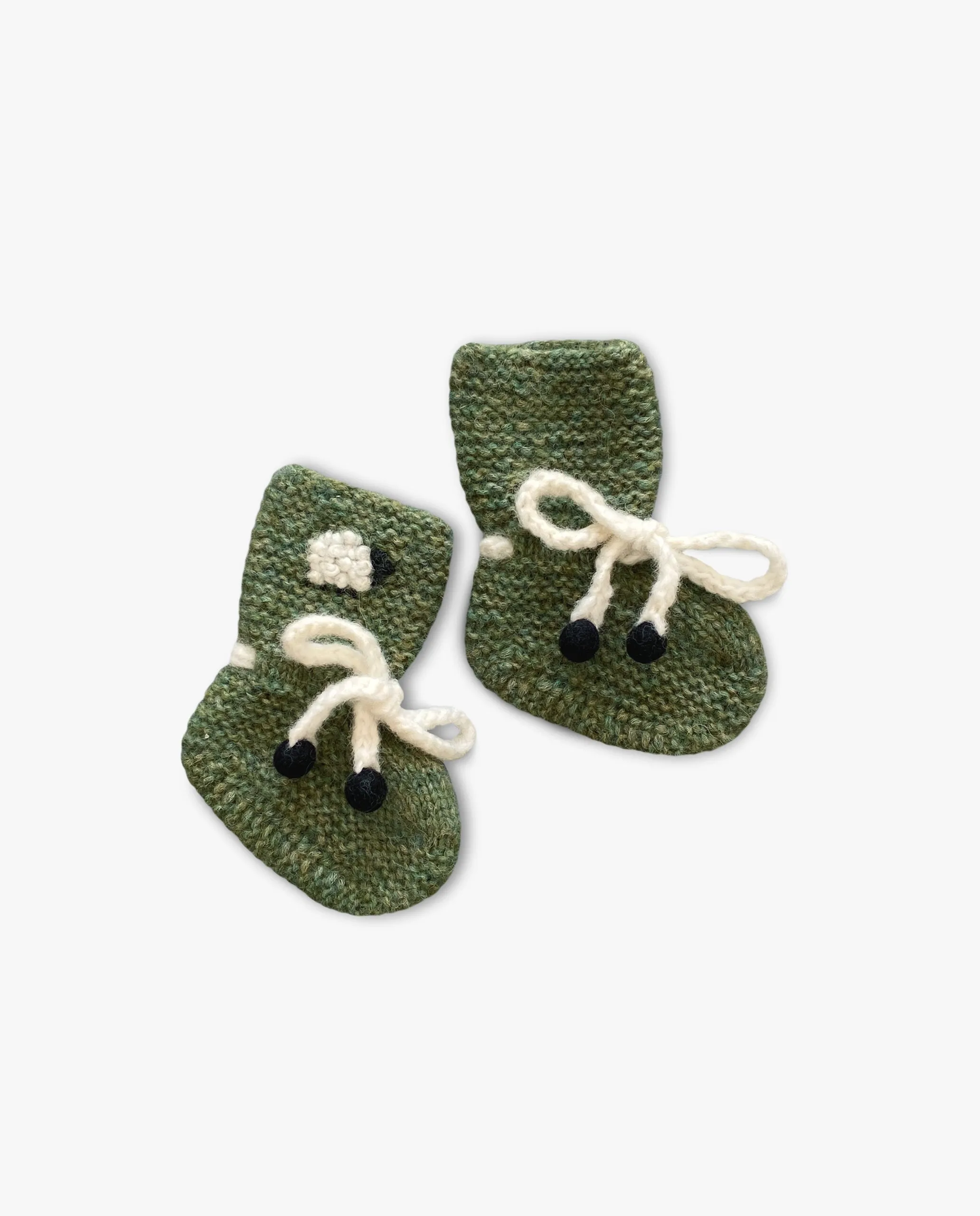 Sheeps Booties | Moss Green