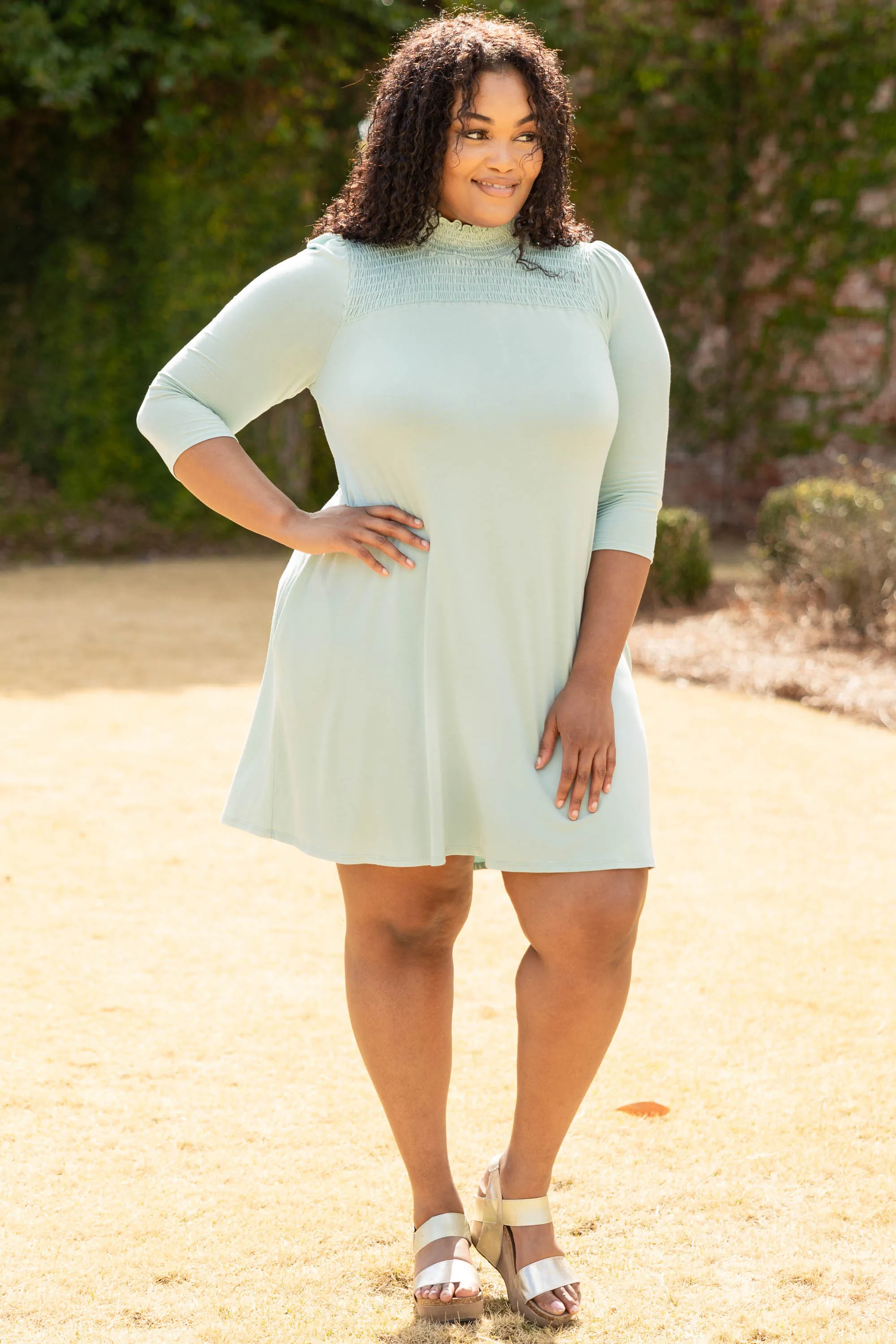 Simply Southern Dress, Sea Foam