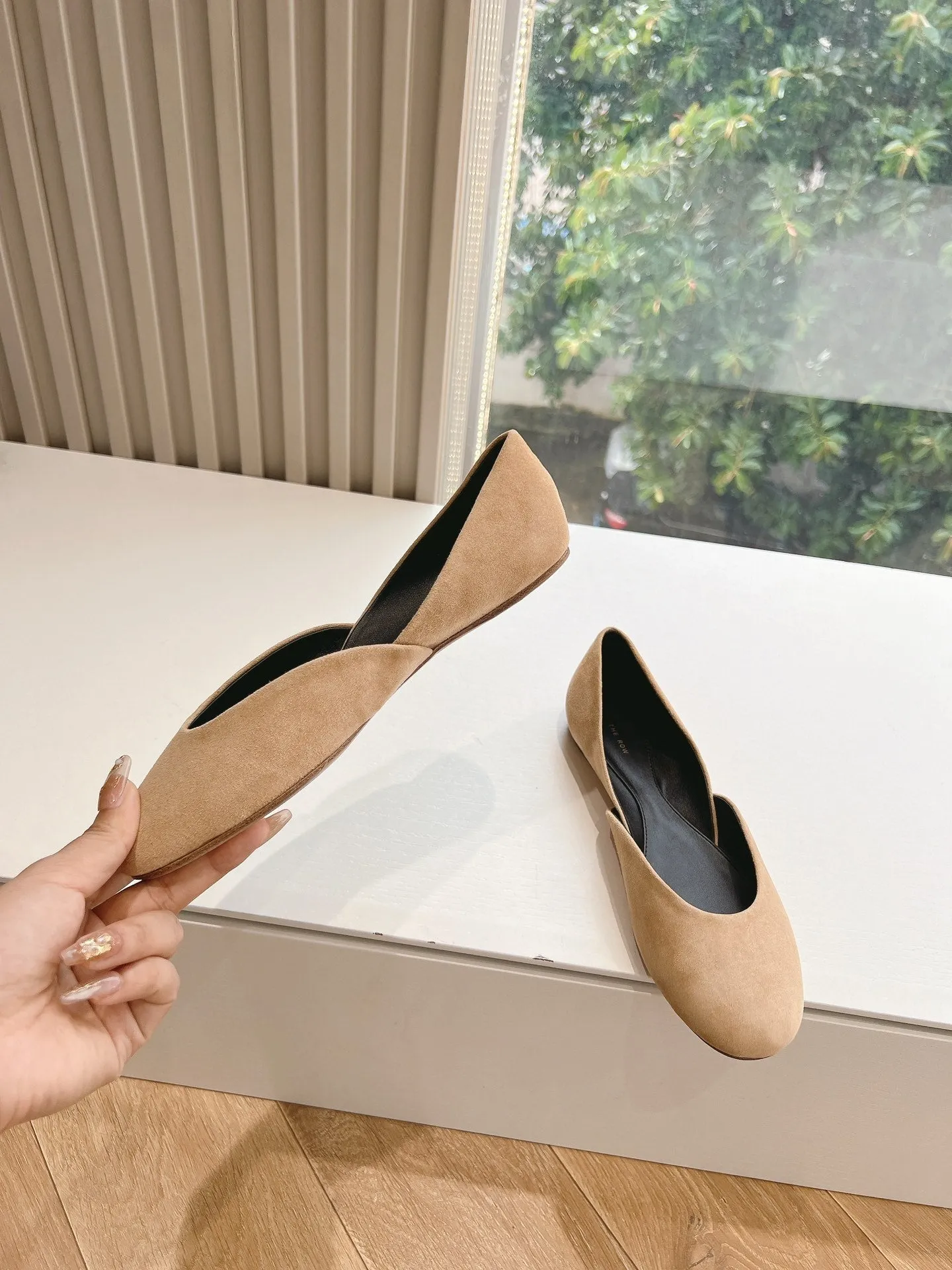 SL GEMMA BALLET FLAT CAMEL SUEDE