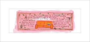 Slippers 7 x 15 Matted Print