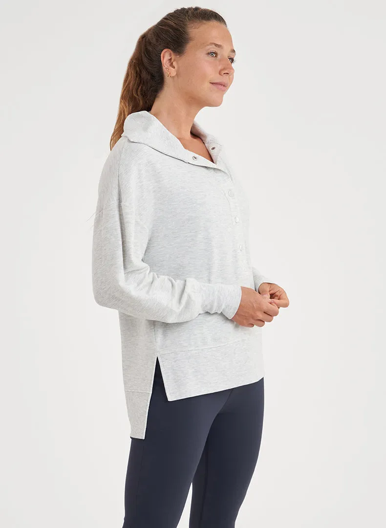 Snap Oversized Pullover - FINAL SALE
