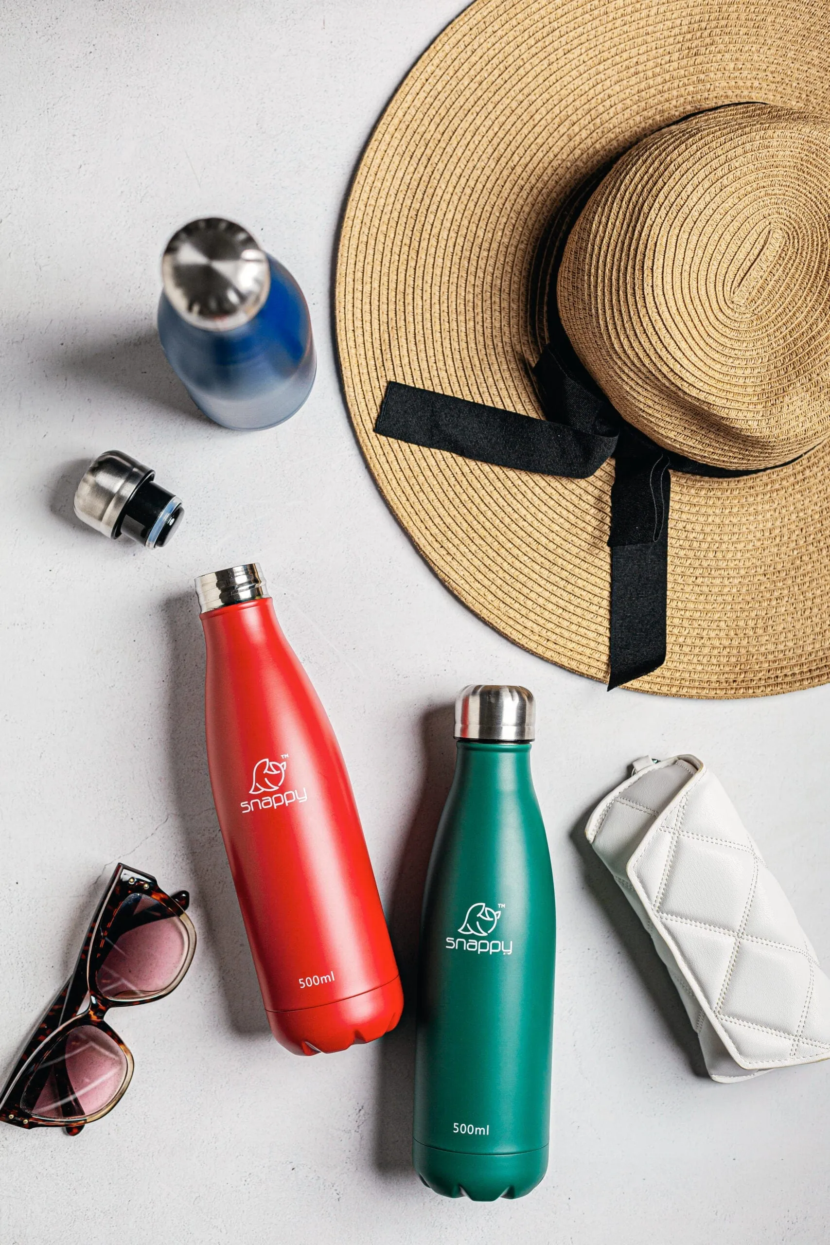 Snappy Stainless Steel Vacuum Bottle 500ml Ocean SN-VAC500O