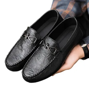 Soft sole casual and lightweight new low-top formal wear men's loafer beanie shoes men's wedding groom working fashion boys