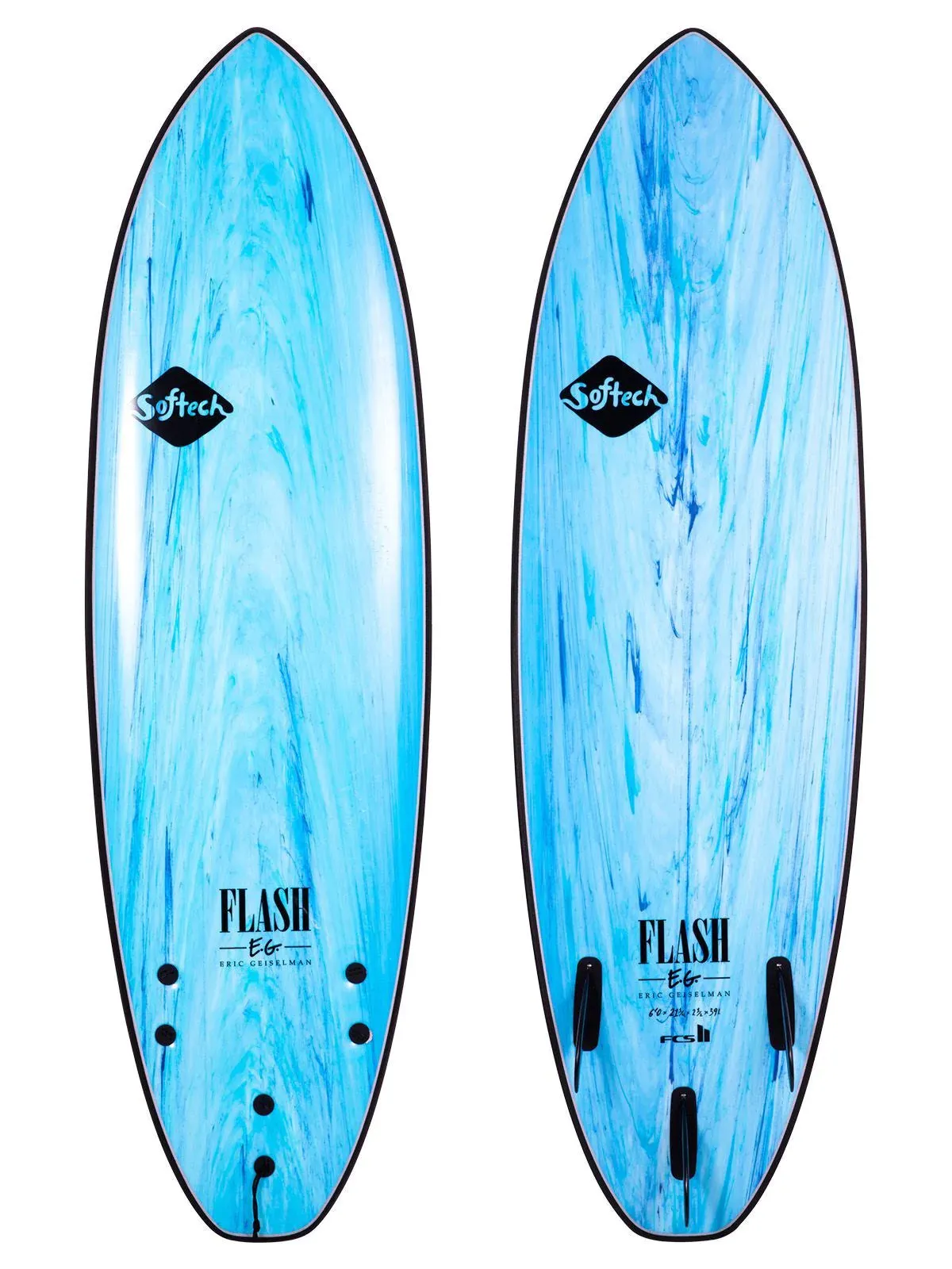Softech 6'0" Eric G. Flash Aqua Marble