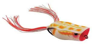Spro Bronzeye Baby Popper Frog 1/4 OZ. Tropical White