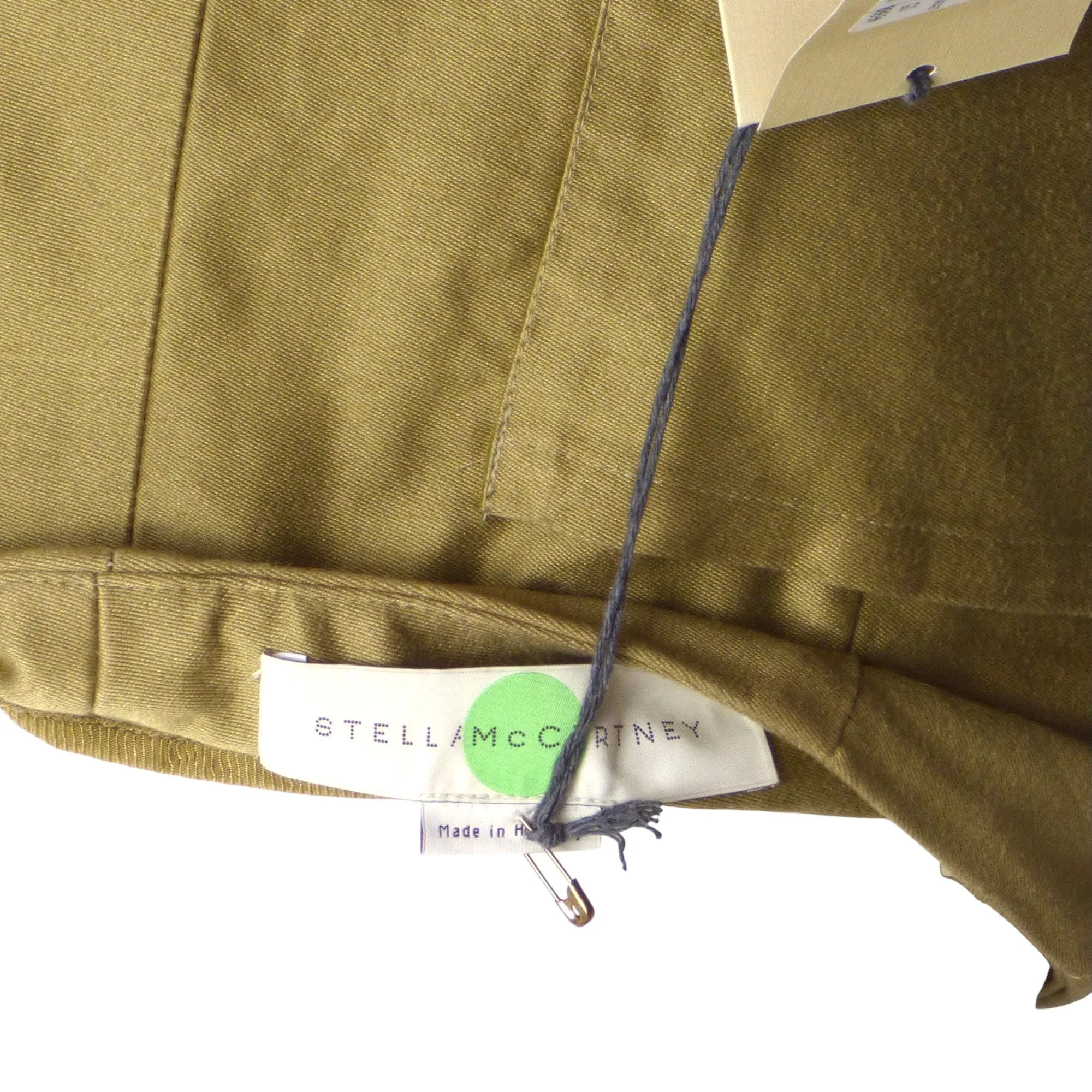 STELLA MCCARTNEY- NWT 2012 Khaki Moto Pants, Size 6
