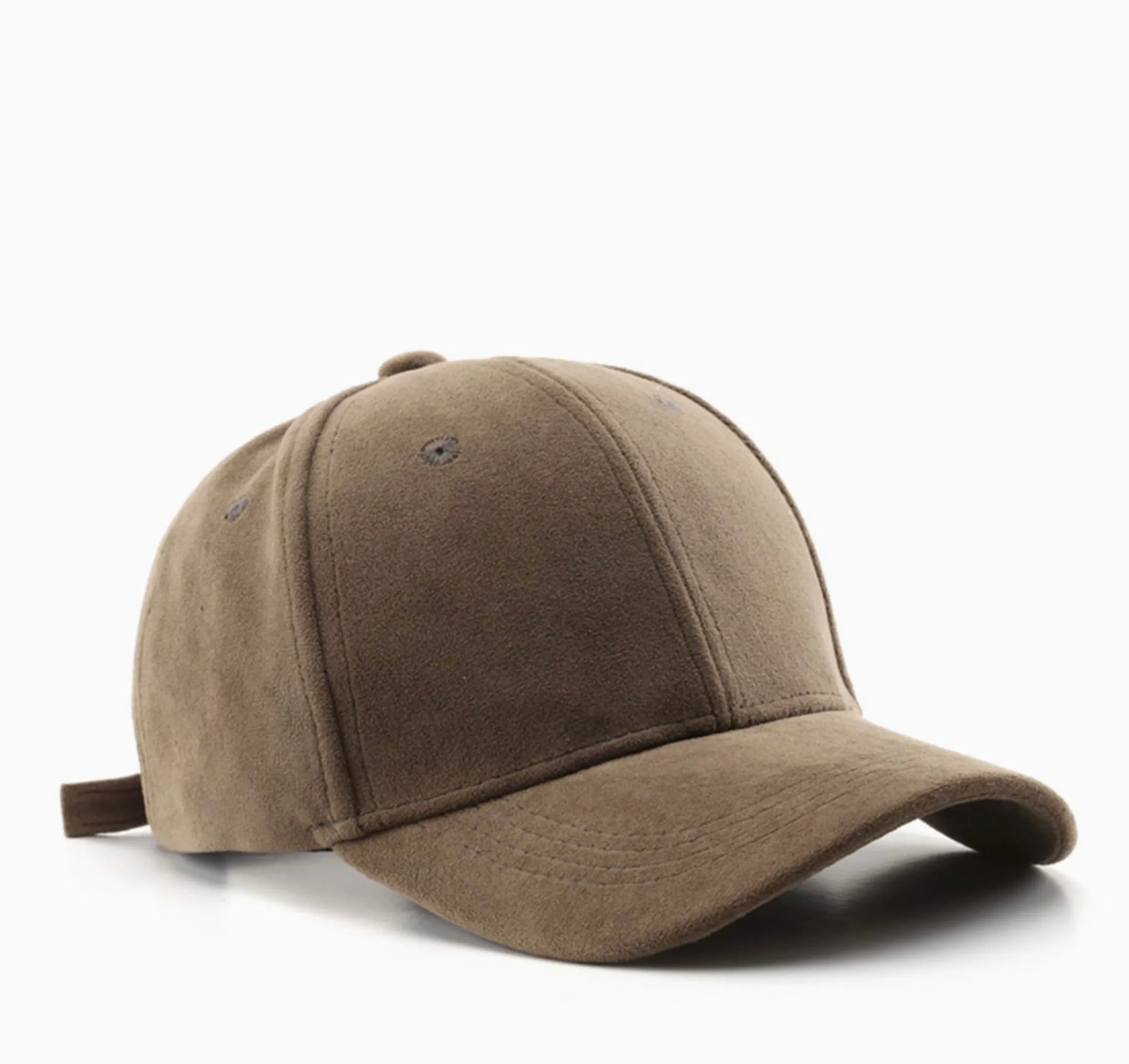Suede Baseball Cap - Three Colors