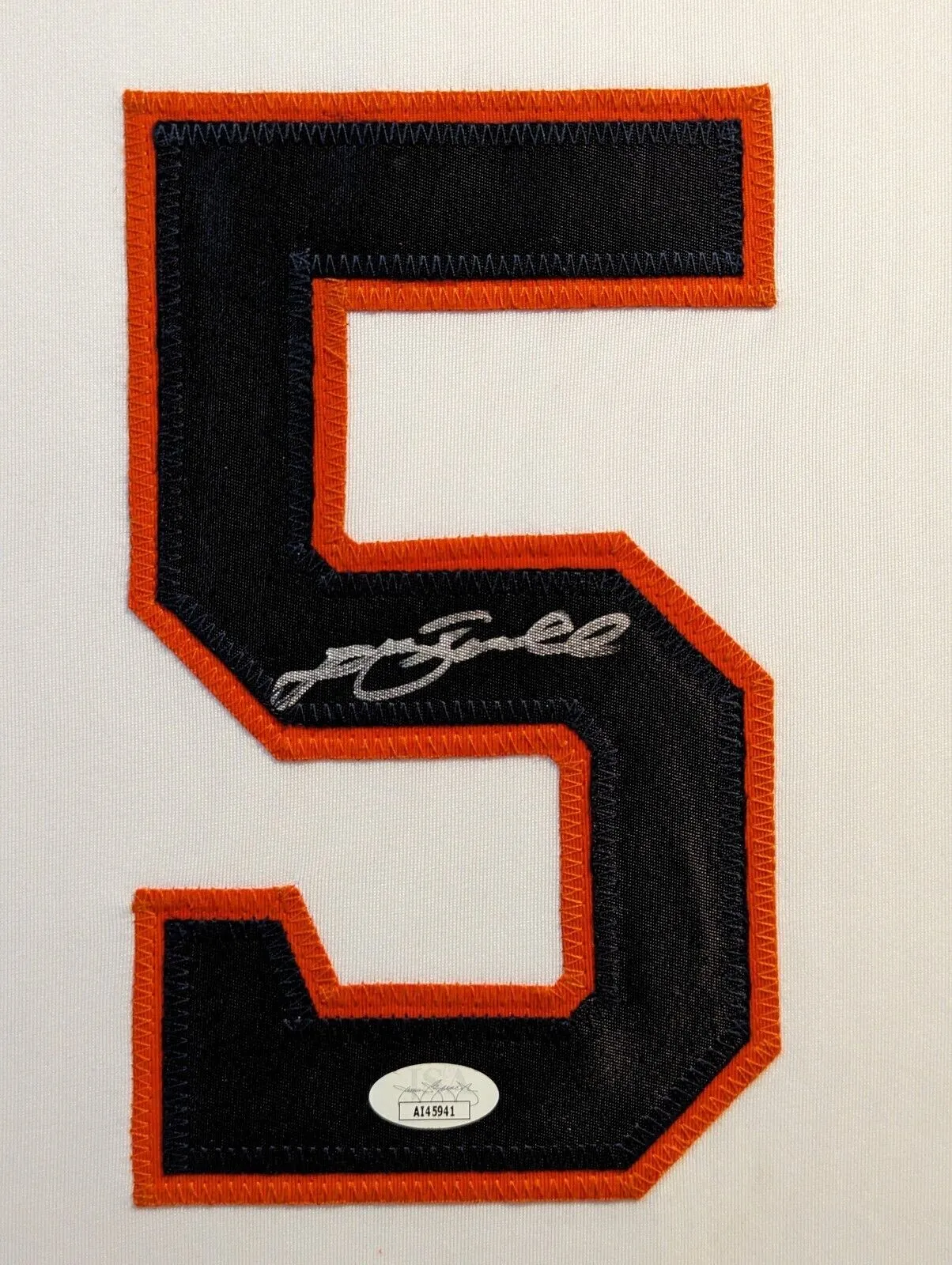 SUEDE FRAMED HOUSTON ASTROS JEFF BAGWELL AUTOGRAPHED SIGNED JERSEY JSA COA