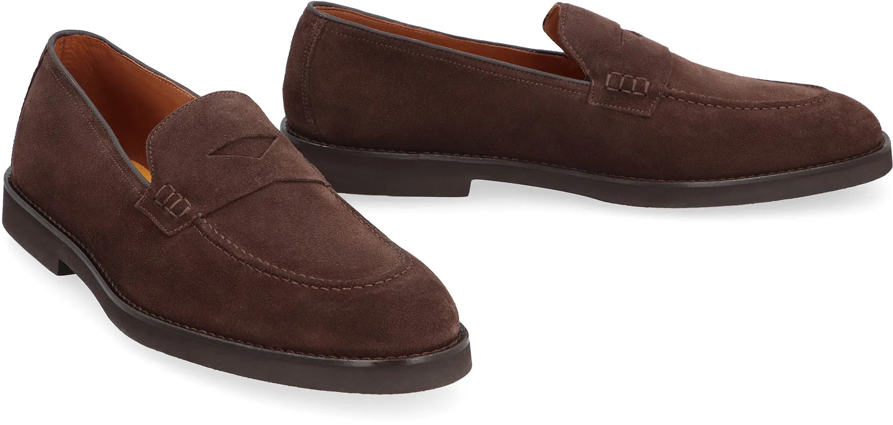 Suede loafers