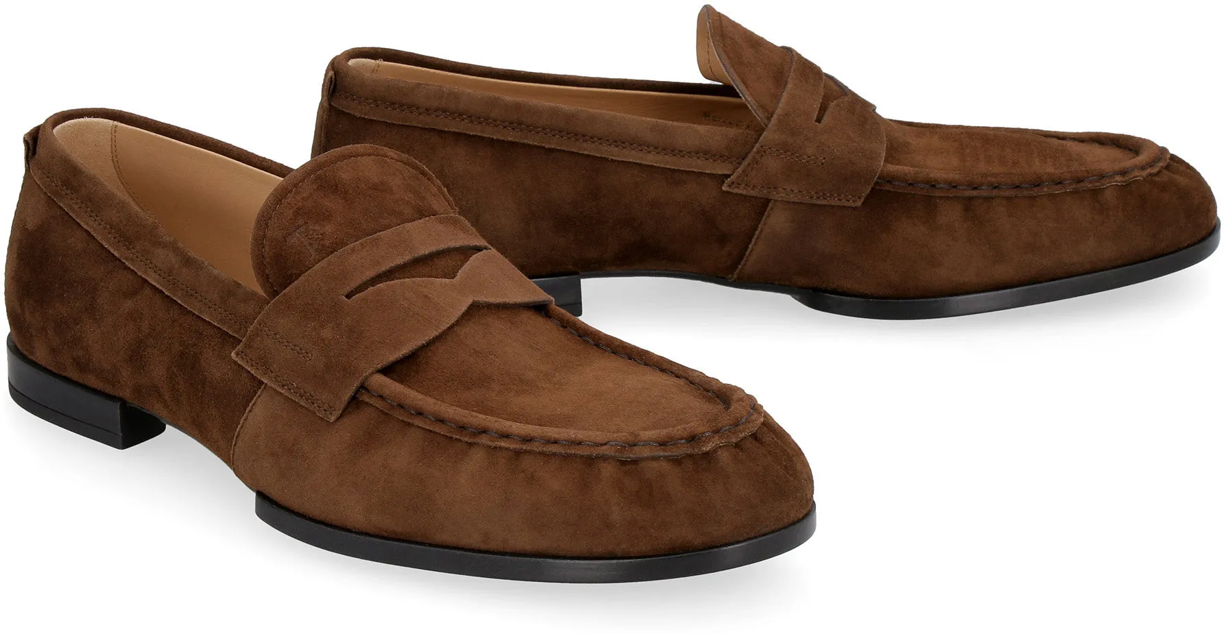 Suede loafers