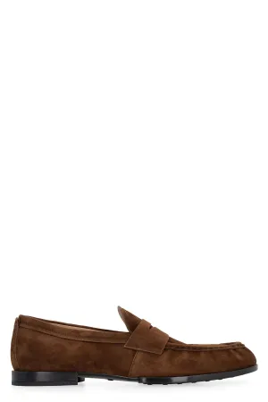 Suede loafers