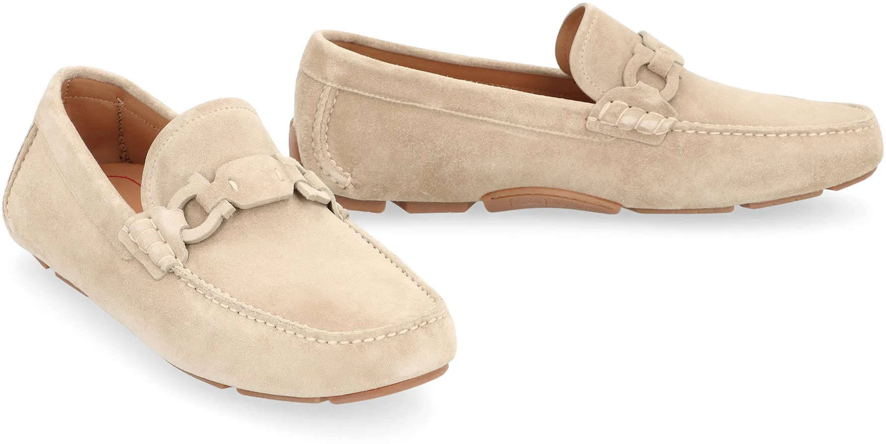 Suede loafers