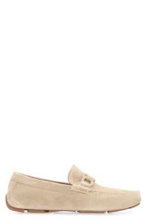 Suede loafers