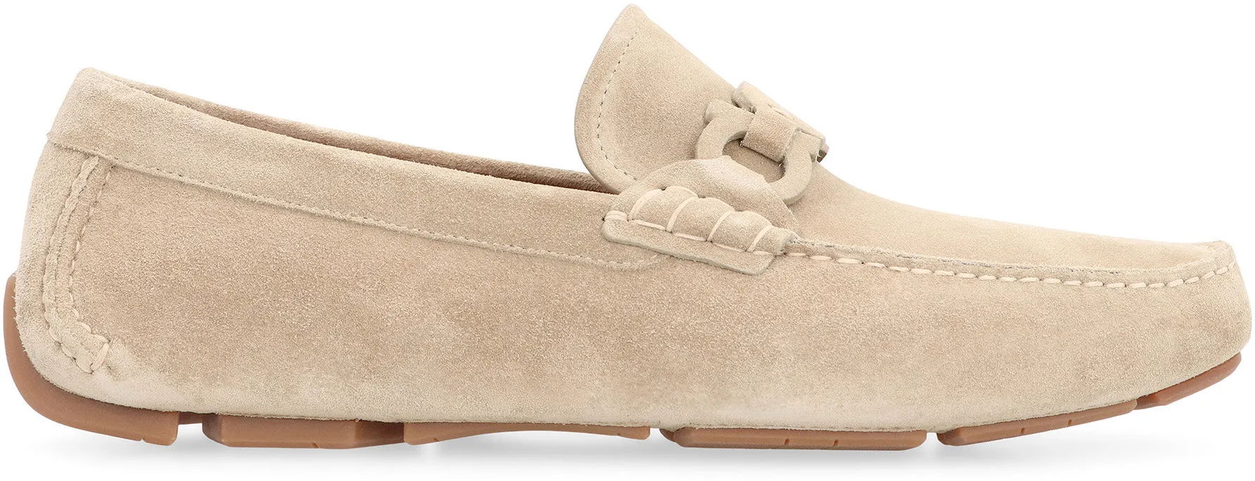 Suede loafers
