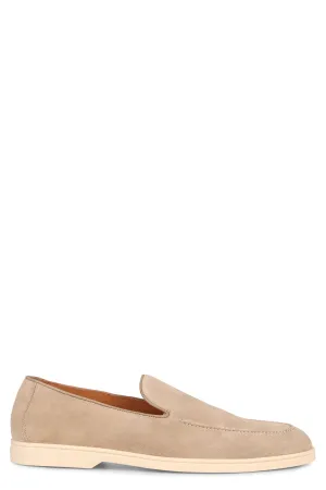 Suede loafers