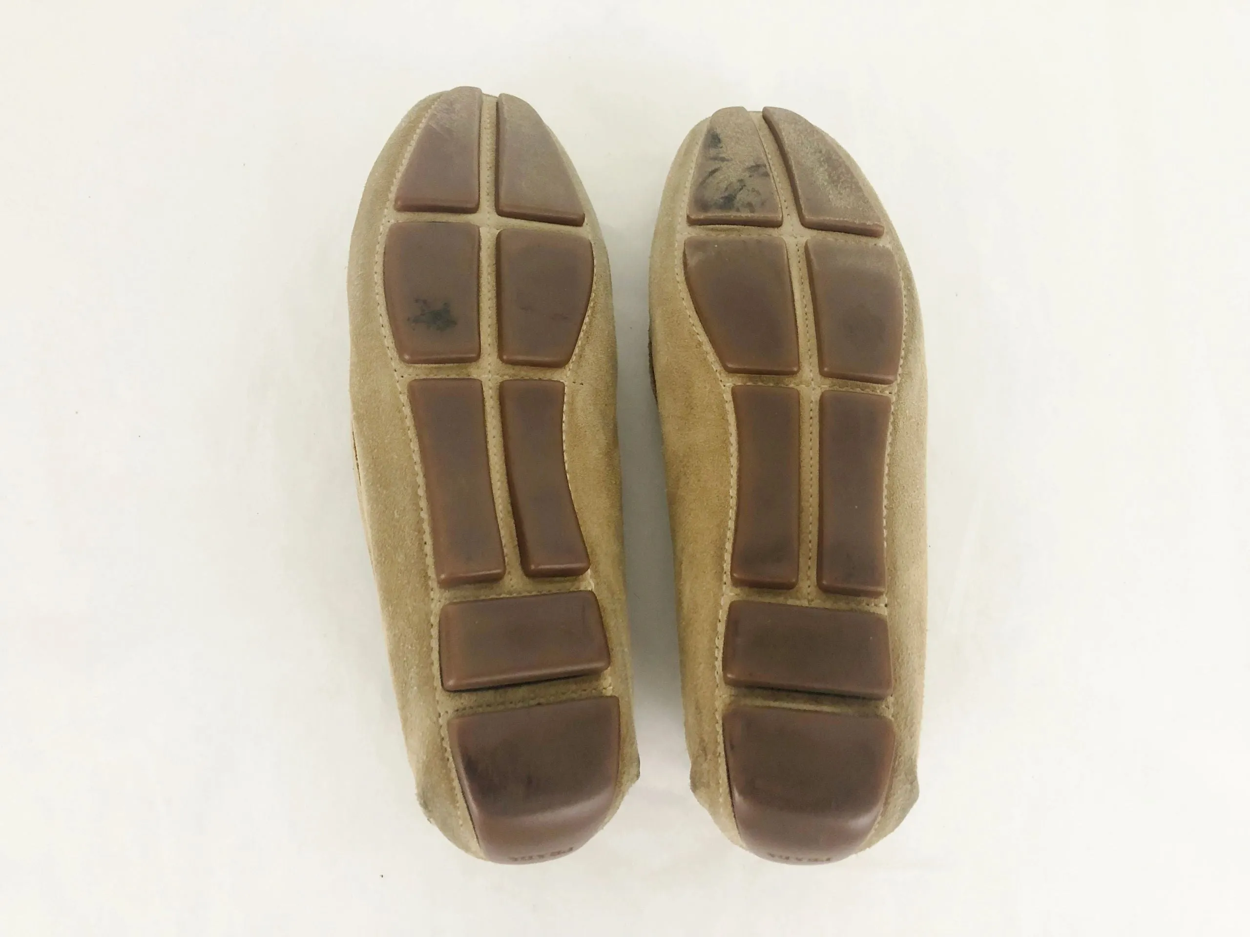 Suede Moccasins Size 37.5 It (7.5 Us)