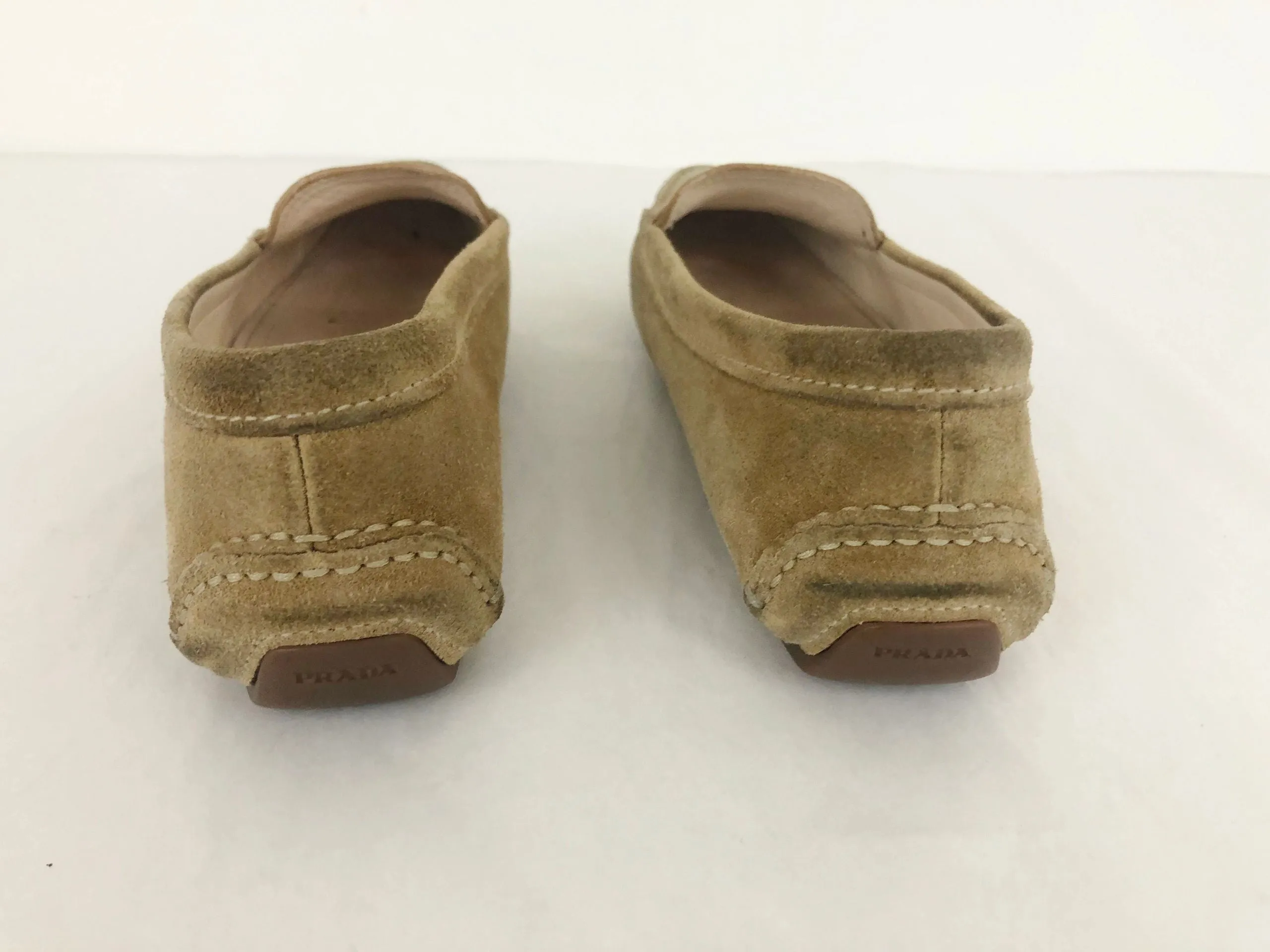 Suede Moccasins Size 37.5 It (7.5 Us)