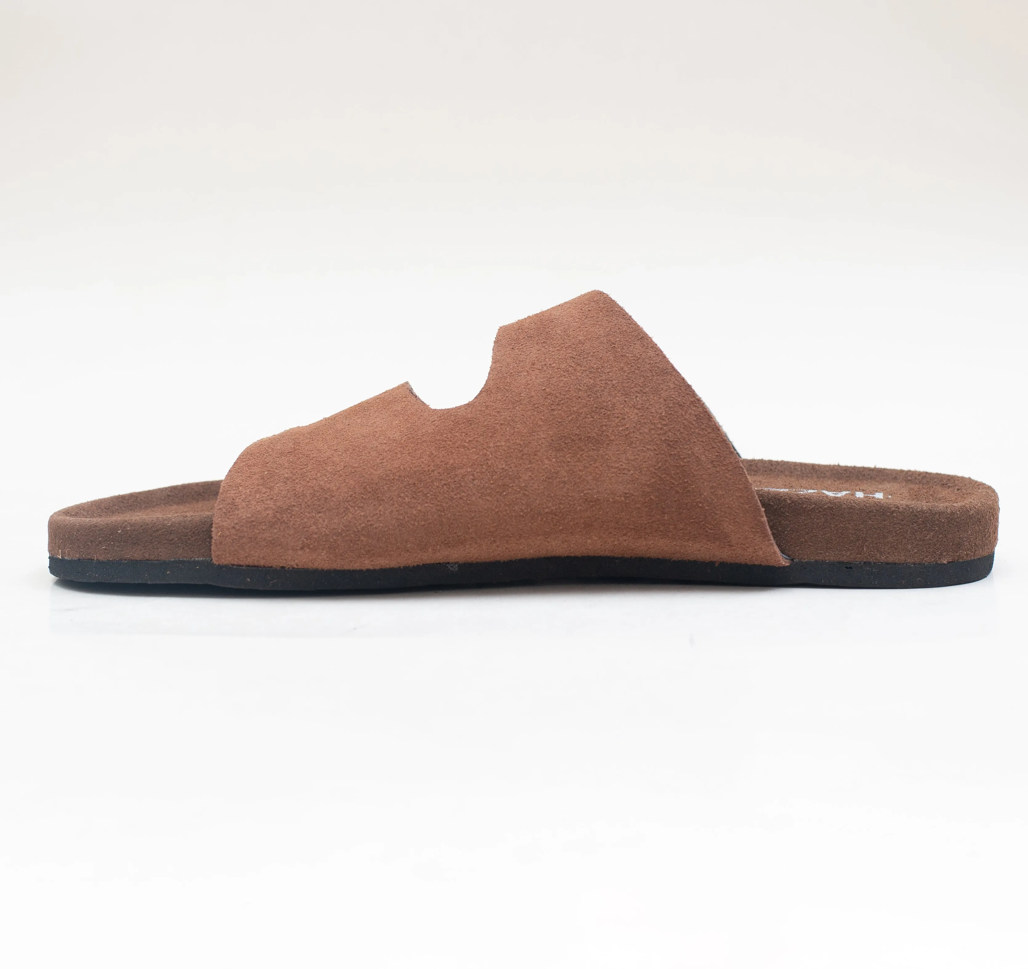 Suede Sandal - Dark Chocolate