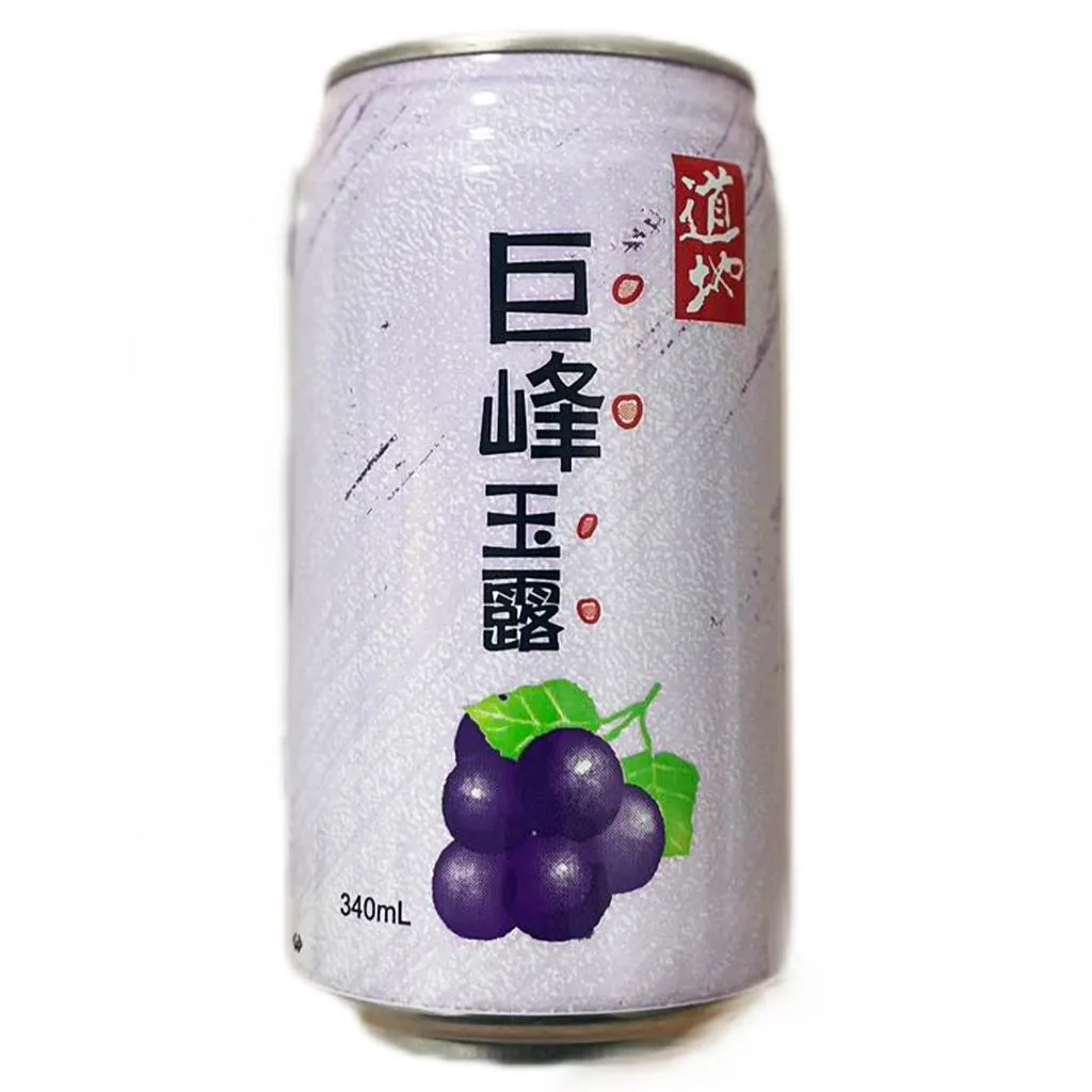 Tao Ti Grape Juice with Nata De Coco 340ml ~ 道地巨峰玉露 340ml