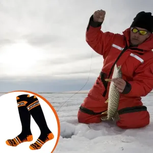 Thermal Electric Heated Socks - Rechargeable and Battery-Powered 3-Setting Thermal Socks for Outdoor Comfort