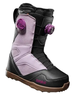 ThirtyTwo Stw Double Boa Womens Snowboard Boots - Lavender - 2023