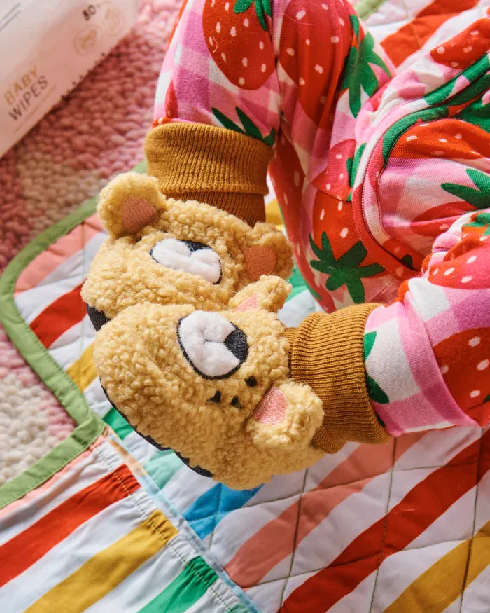 Tiger Baby Booties