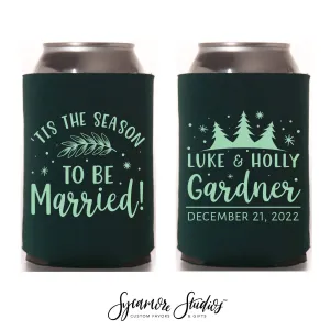 Tis The Season - Wedding Can Cooler #178R