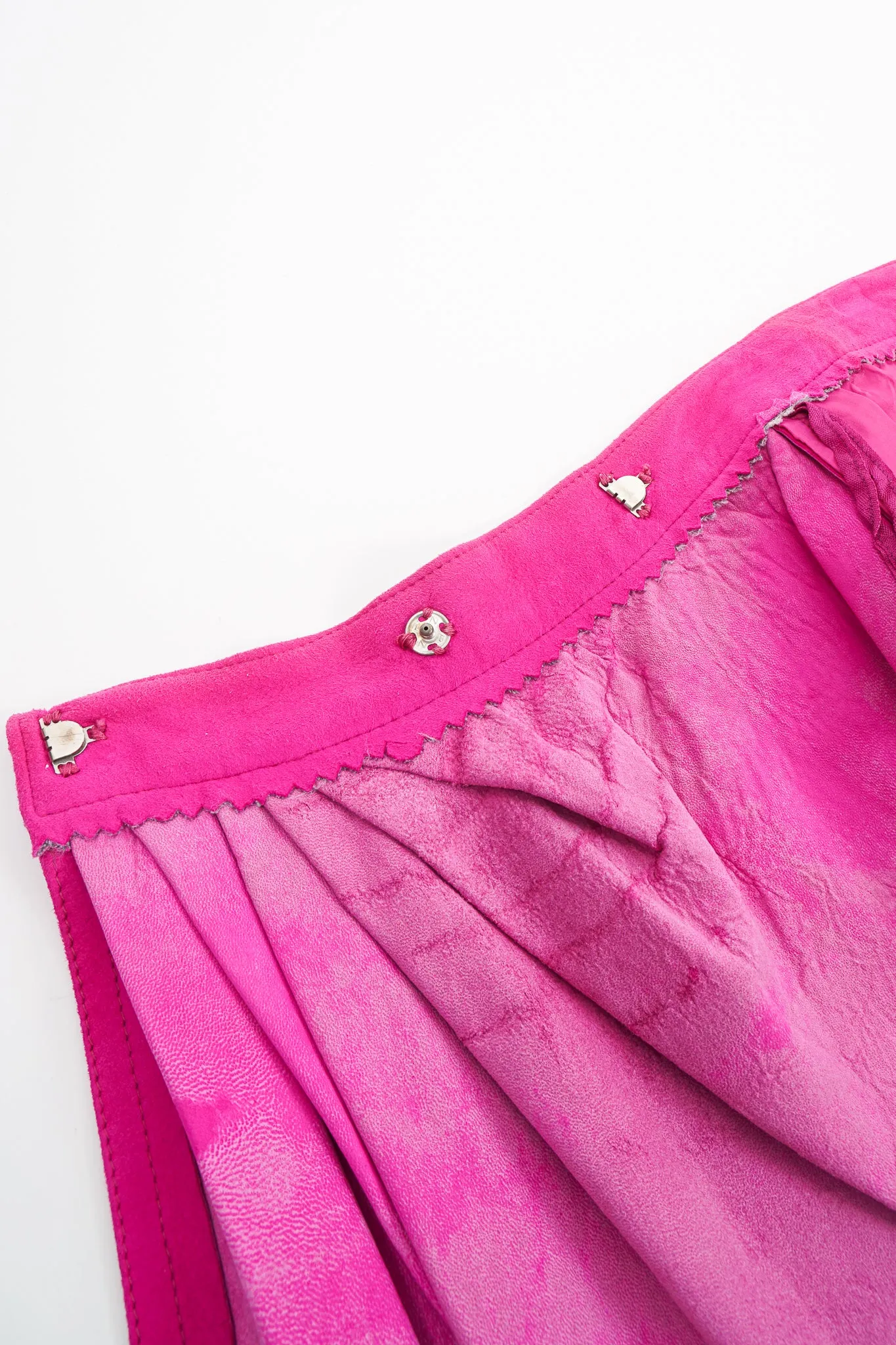 Tissue Suede Wrap Skirt