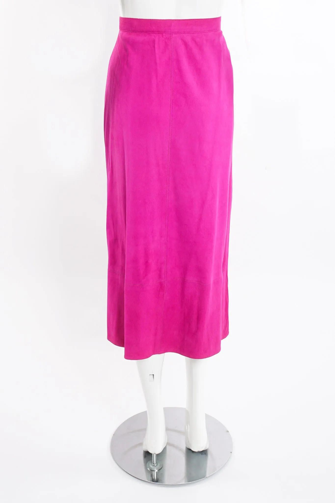 Tissue Suede Wrap Skirt