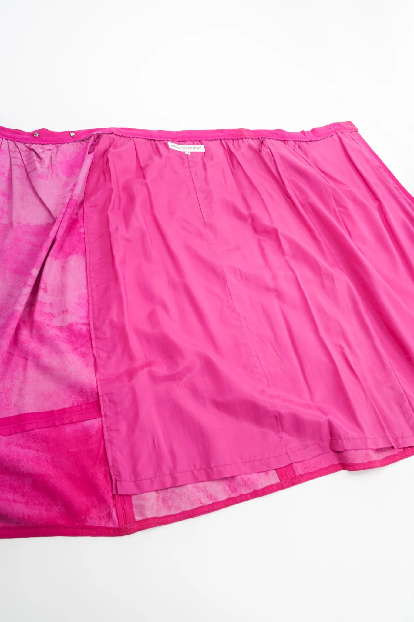 Tissue Suede Wrap Skirt