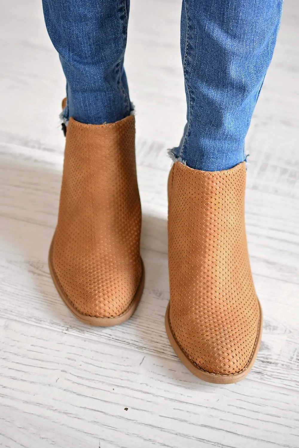 Tobin Booties ~ Tan