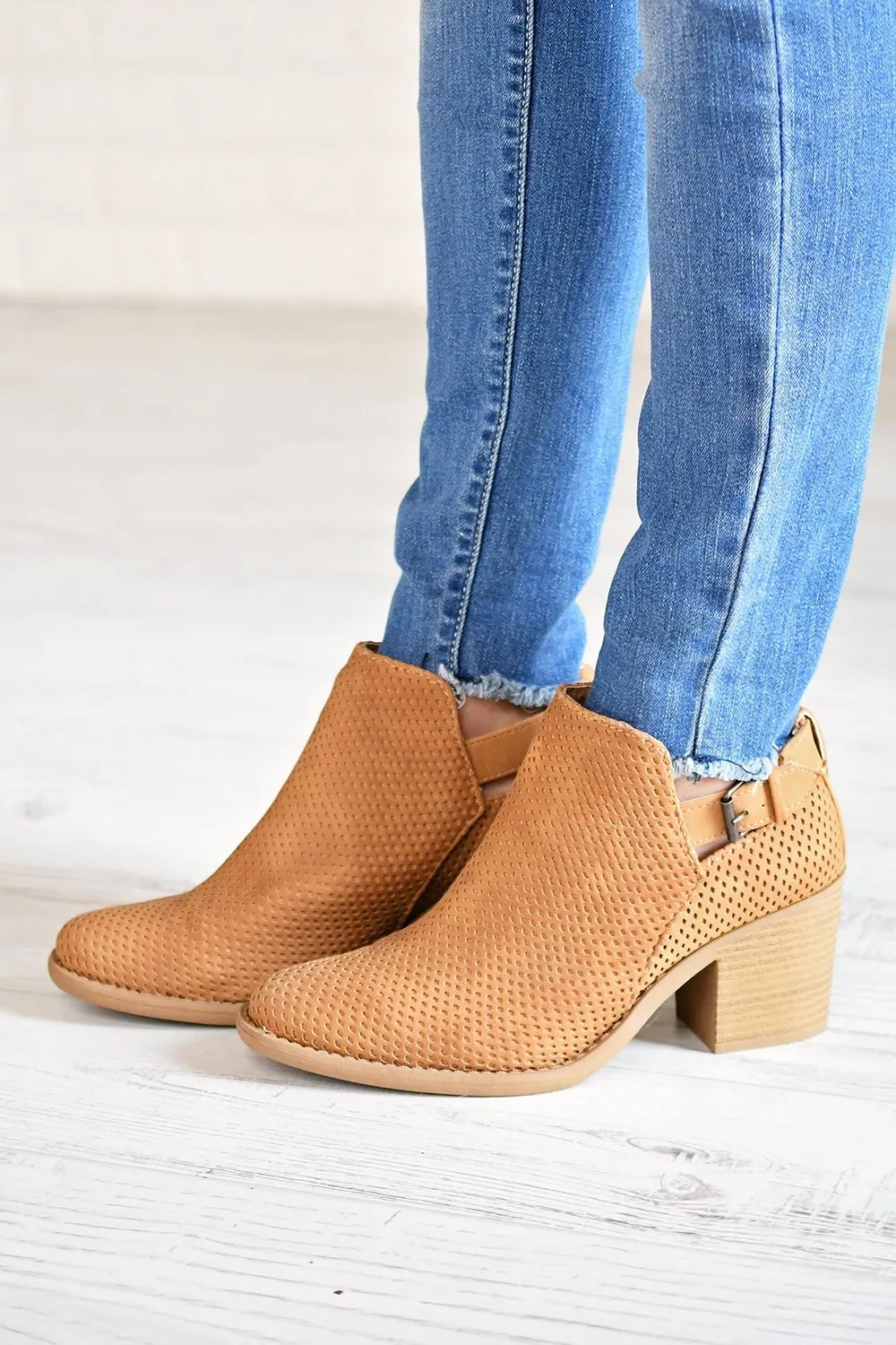 Tobin Booties ~ Tan
