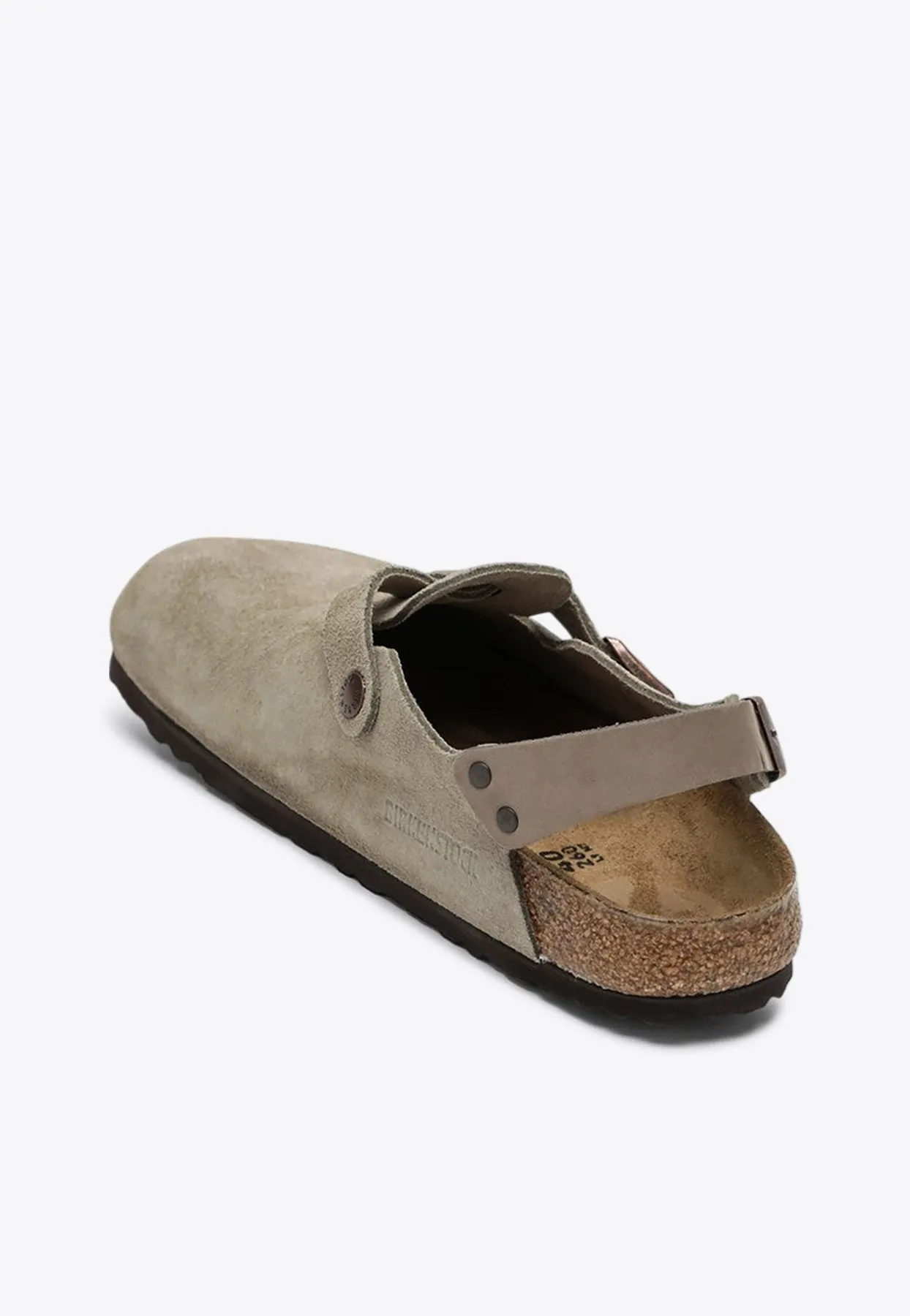 Tokio Suede Leather Clogs