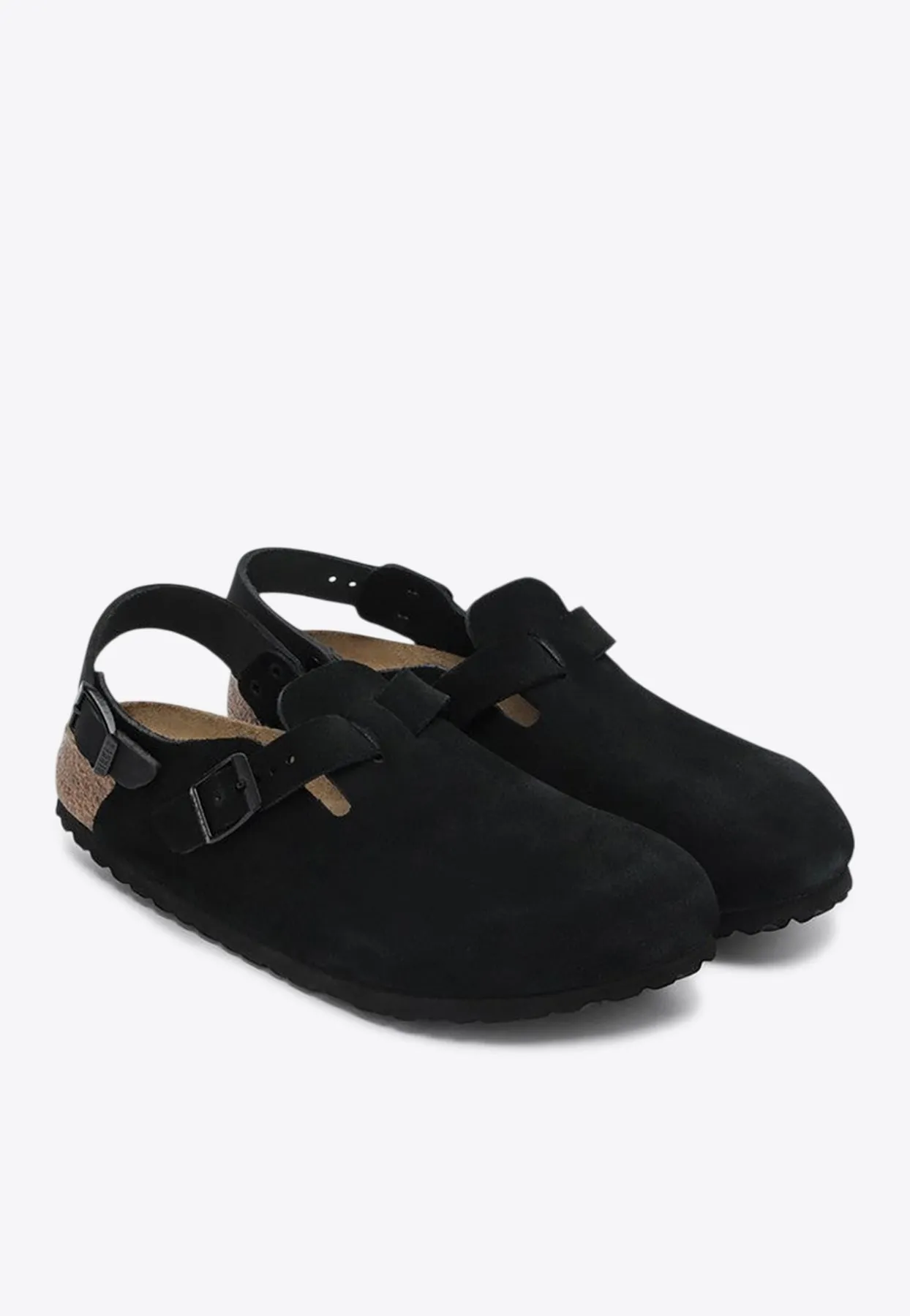 Tokio Suede Leather Clogs