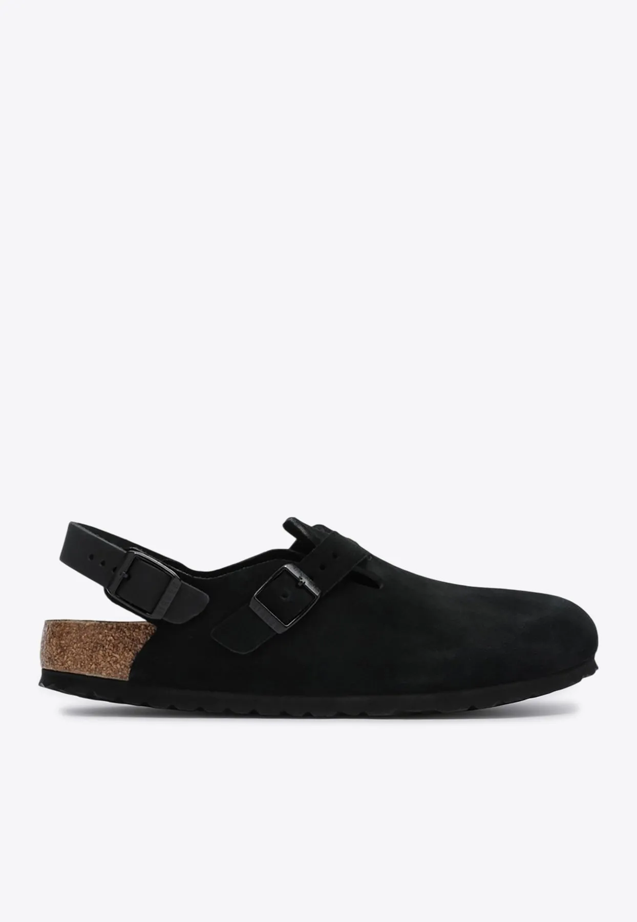Tokio Suede Leather Clogs