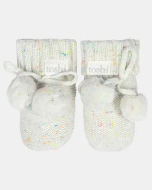 TOSHI : Organic Baby Booties - Snowflake