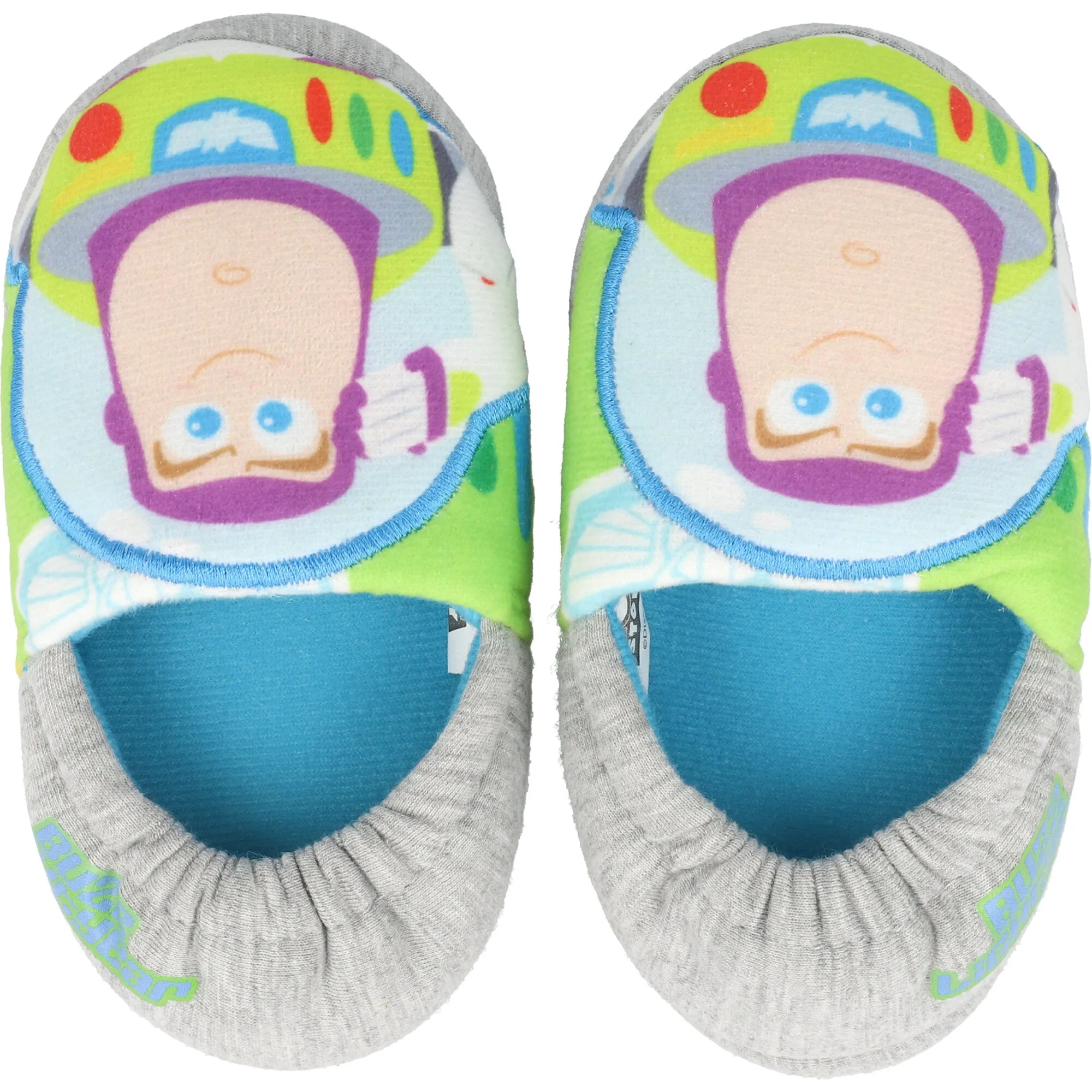 Toy Story Buzz Lightyear Grey Slippers