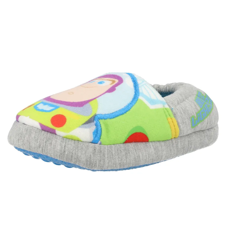Toy Story Buzz Lightyear Grey Slippers