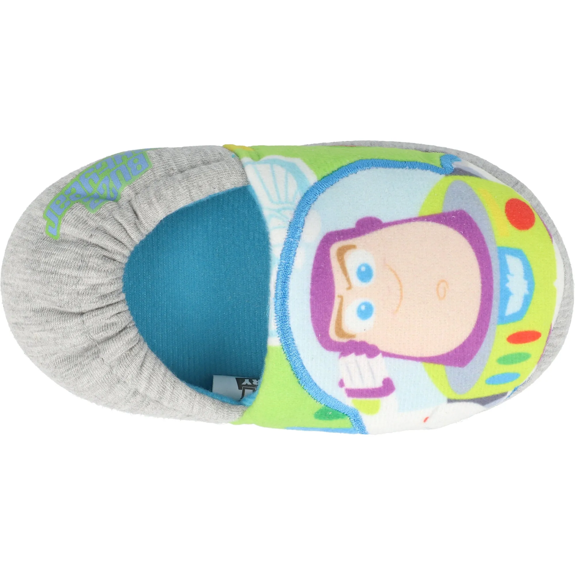 Toy Story Buzz Lightyear Grey Slippers