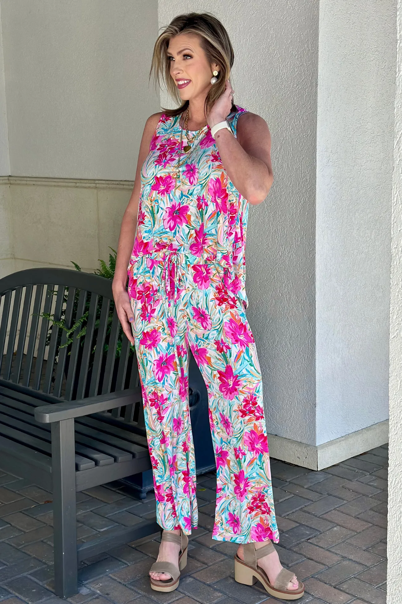 TPN Pink Blossom Printed Set